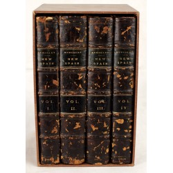 POLITICAL ESSAY ON THE KINGDOM OF NEW SPAIN - WITH PHYSICAL SECTIONS AND MAPS - 4 VOLUMES